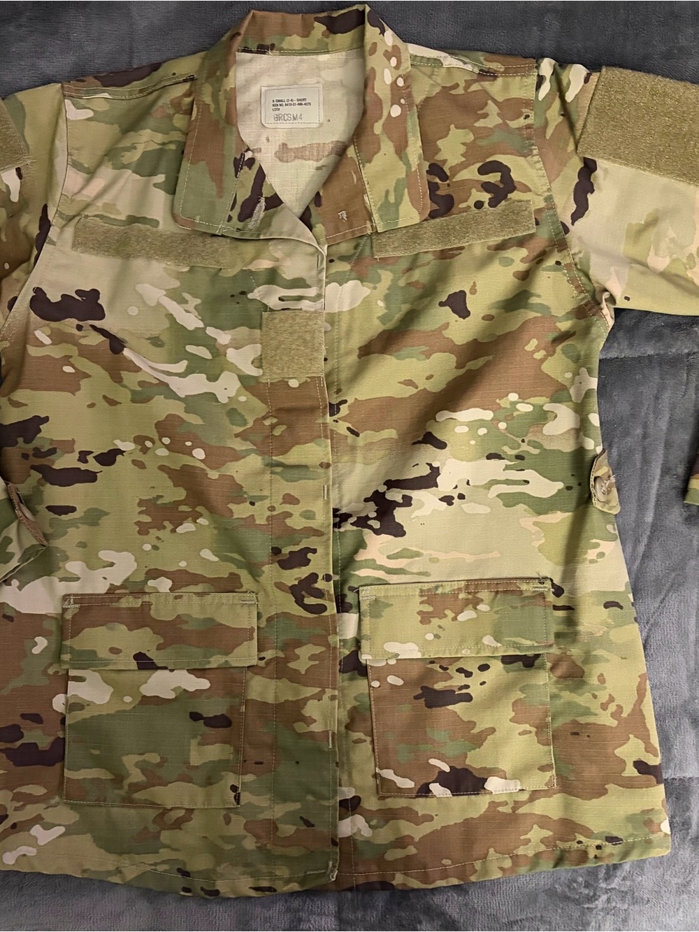 Maternity Multicam Tactical Field Jacket - Green, Brown, Tan